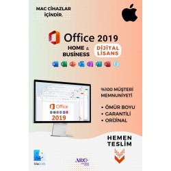 Office 2019 Home & Business - Dijital Lisans Anahtarı, ÖMÜR BOYU, GARANTİLİ, ESD KEY