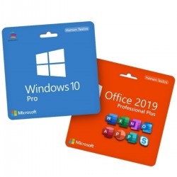 Windows 10 Pro + Microsoft Office 2019 Pro Plus Dijital Lisans Anahtarı