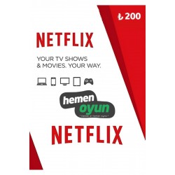 Netflix 200 TL Hediye Kartı